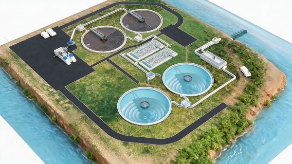 荔波县污水处理三维动画制作 | 污水厂工艺演示动画 | 环保净水宣传片定制 | 环保宣传片制作